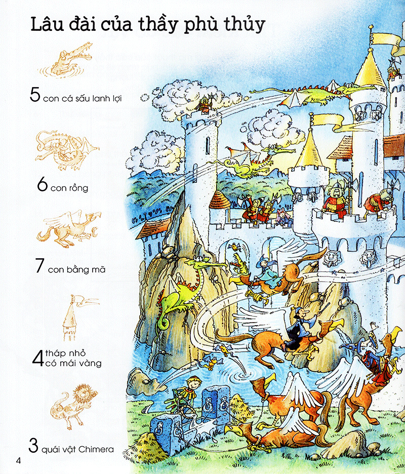 Sách 1001 Miếng Dán Hình Vui Nhộn - Phép Thuật Diệu Kỳ