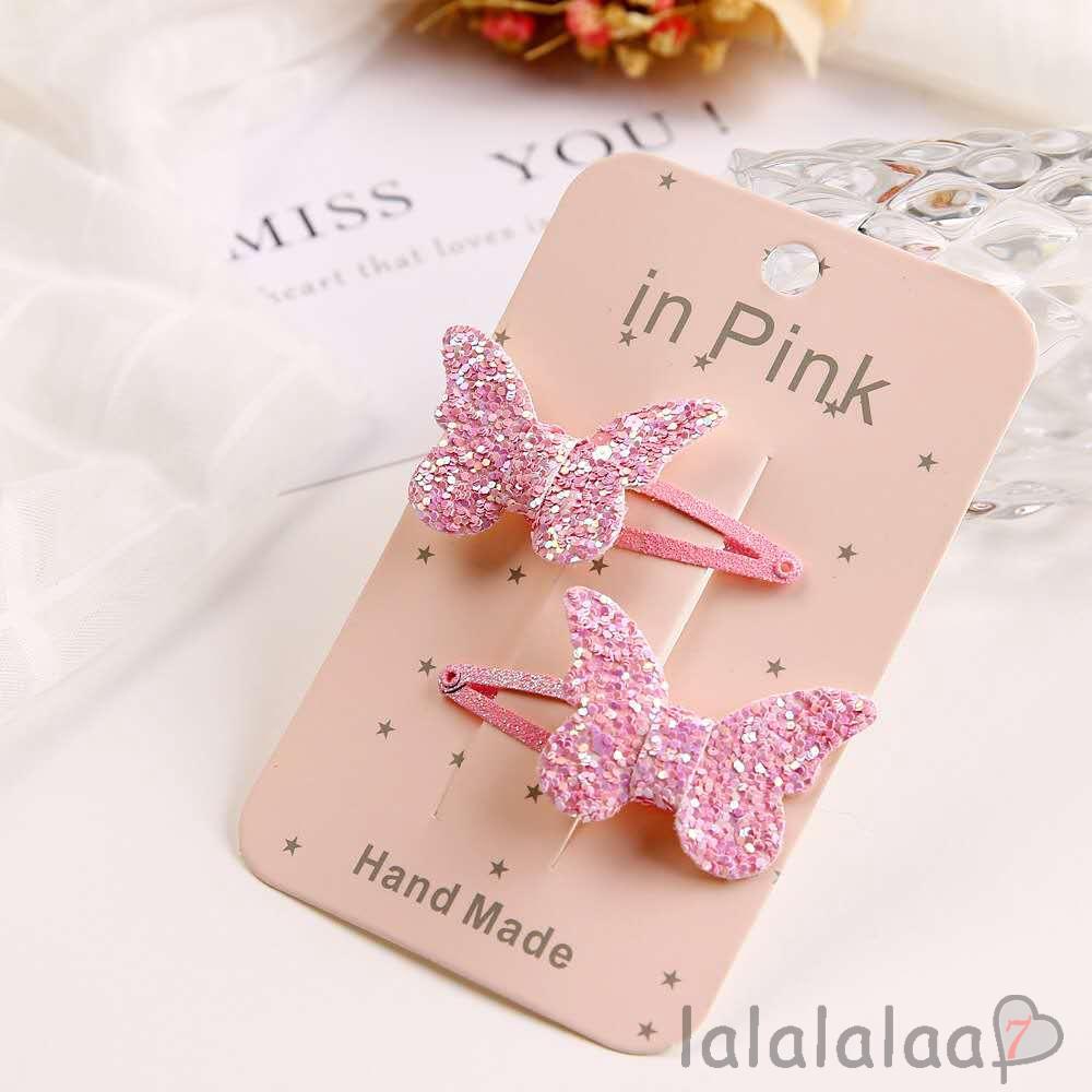 Kẹp tóc nơ đính kim sa lấp lánh