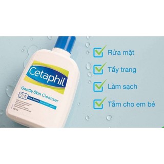 Sữa Rửa Mặt Dịu Nhẹ Cetaphil