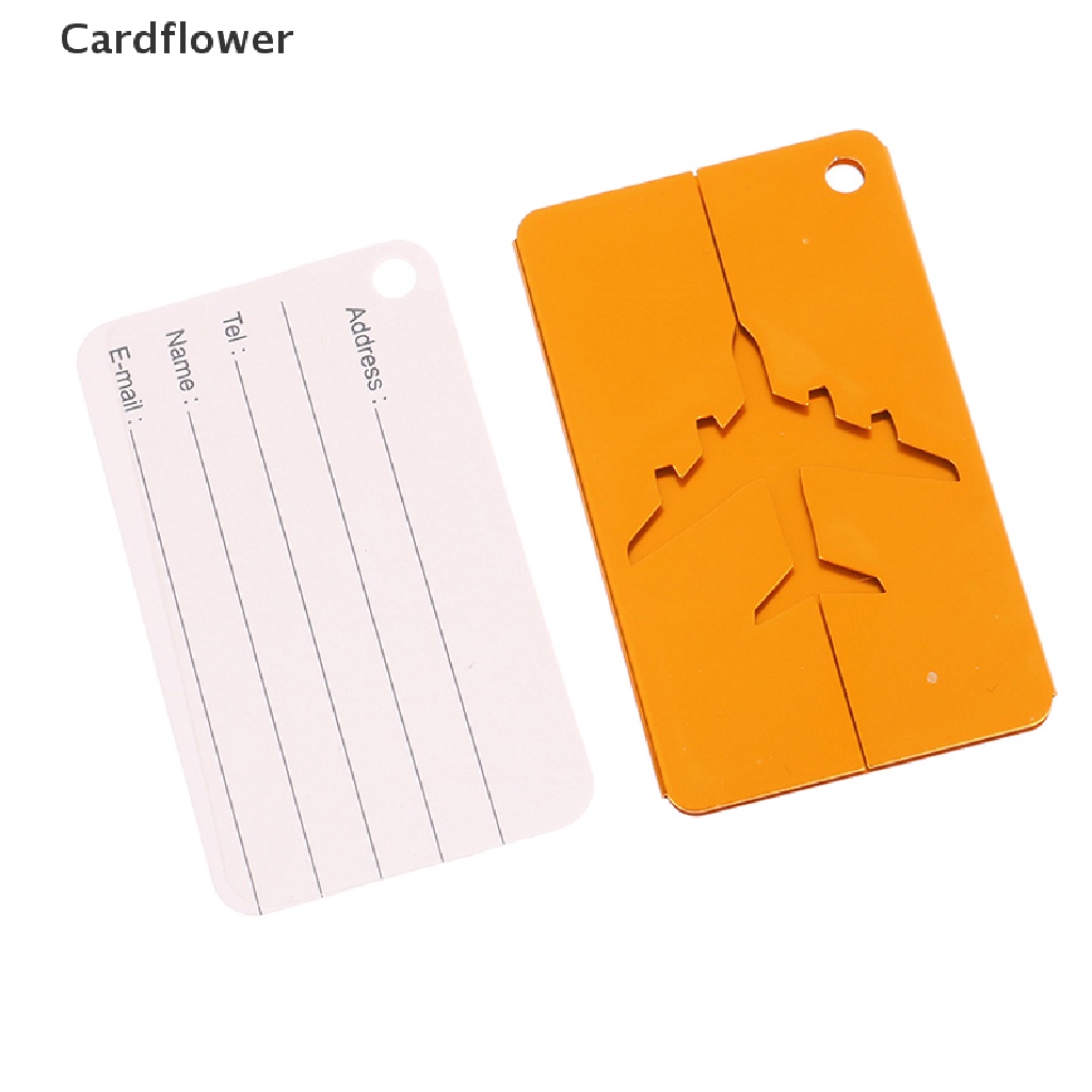 &lt; Cardflower &gt; Thẻ Gắn Hành Lý Du Lịch Bằng Hợp Kim Nhôm