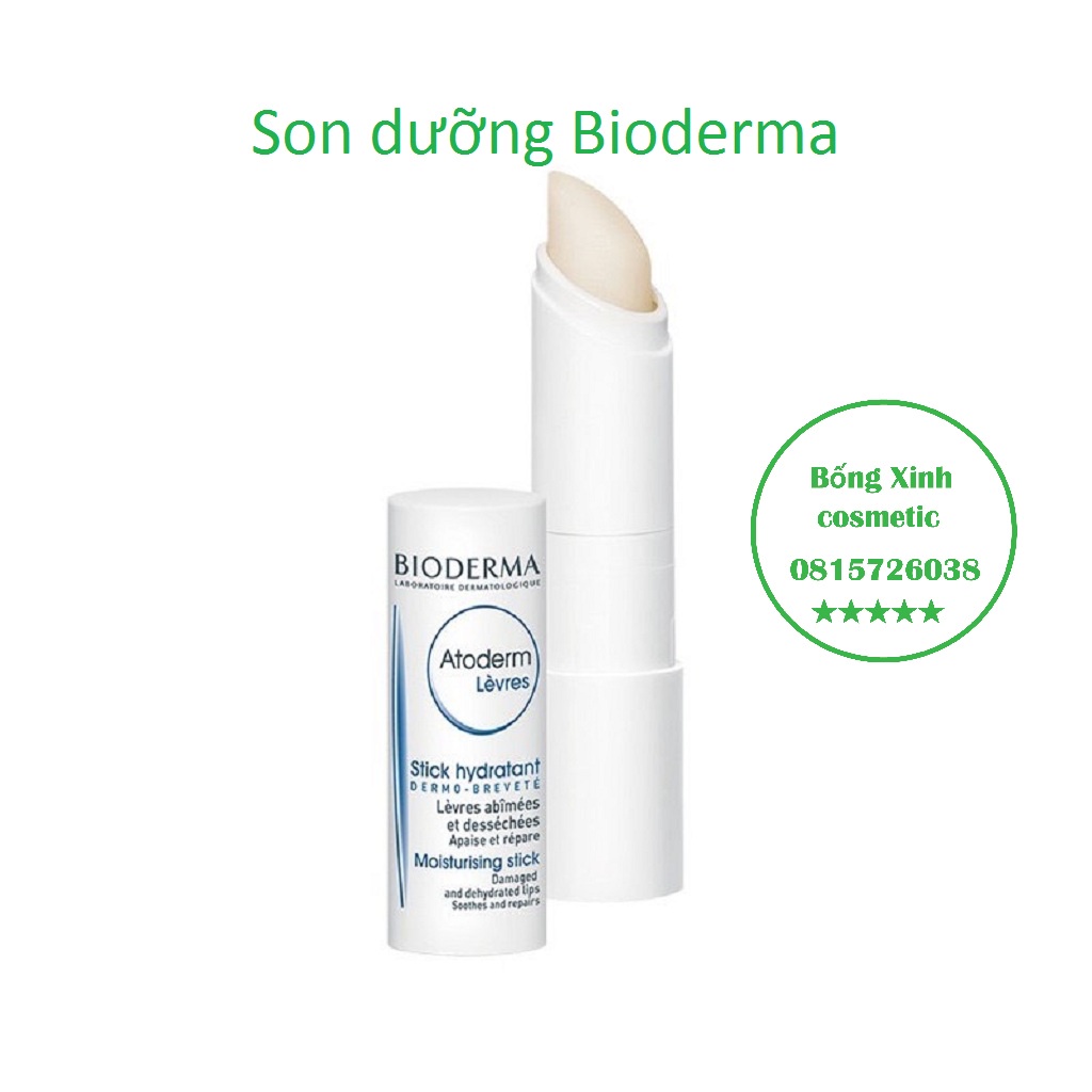 Son dưỡng Bioderma Atoderm Levres Pháp