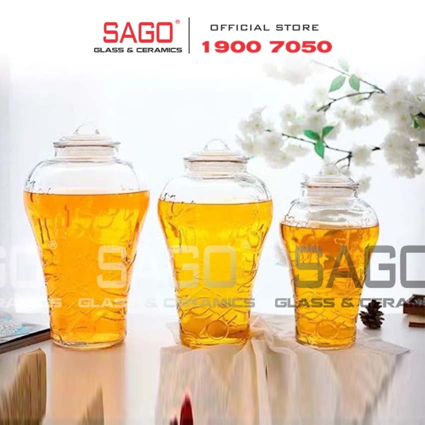 Bình Ngâm Rượu Thủy Tinh Lạc Đà Cao Cấp | Tùy chọn Dung tích