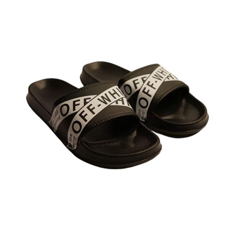 Dép sandal Off-WHITE họa tiết KAWS Sesame Street dành cho nam