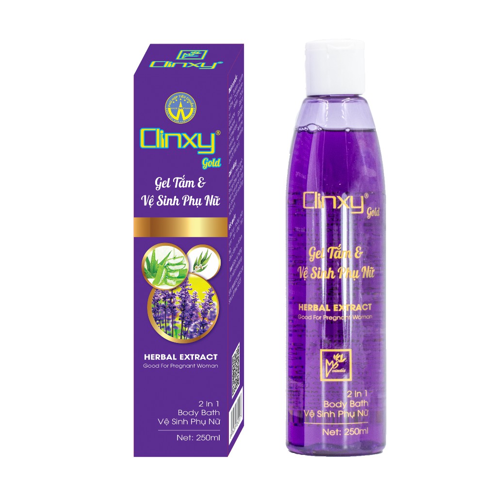 Gel tắm và vệ sinh phụ nữ Clinxy GOLD