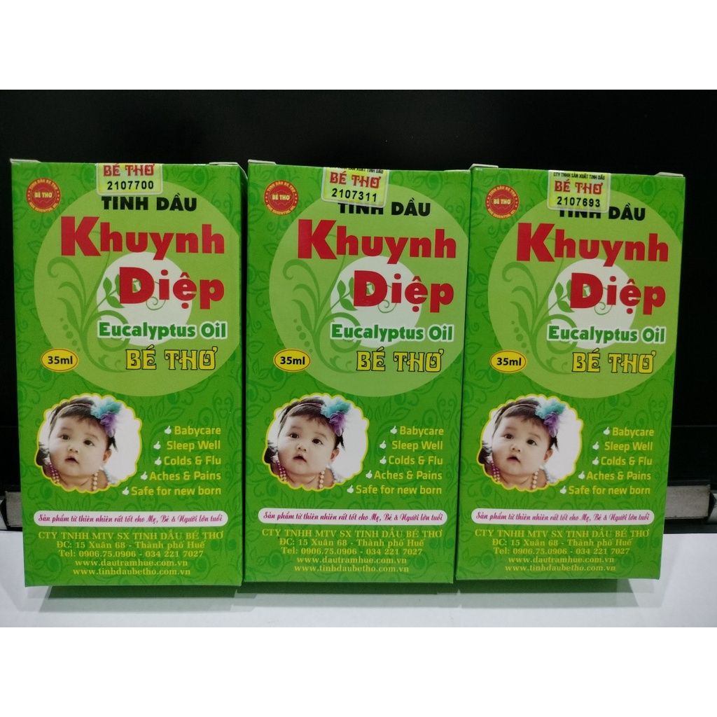 Tinh dầu tràm Bé Thơ 50ml- Tinh dầu khuynh diệp Bé Thơ 35ml