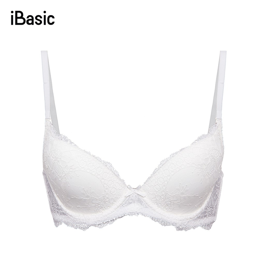 Áo ngực Tshirt phom cup lớn ren mút mỏng iBasic VA082