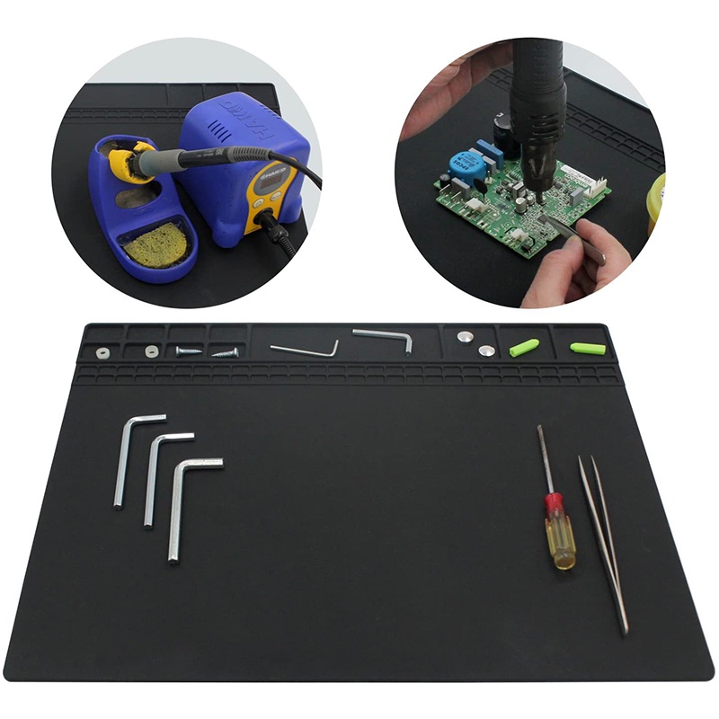 Thảm hàn Silicone Thảm sửa chữa điện tử cho máy tính xách tay, Đồng hồ , Điện thoại di động - Tấm hàn chịu nhiệt 932 Fahrenheit