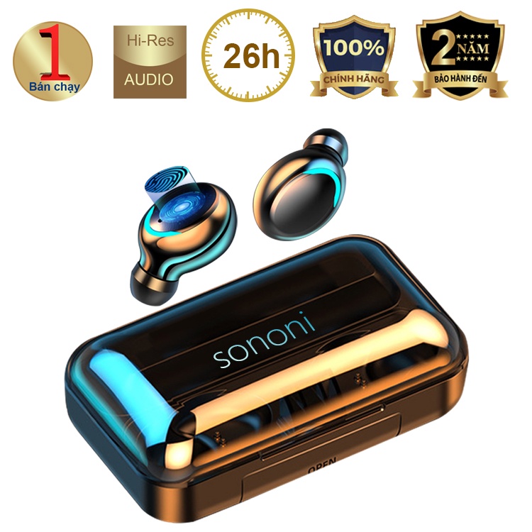 Tai nghe Bluetooth cao cấp F99 Pro Max, pin siêu trâu, âm thanh chuẩn Hi-Res, chống ồn, dùng cho tất