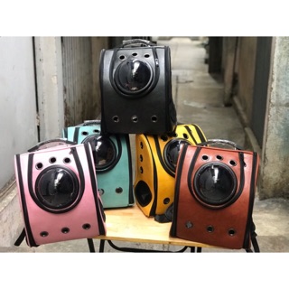 Balo da cao cấp cho thú cưng ( chó mèo ) Giá Sốc. Mèo ( 4-5kg ) cún (3-4kg )