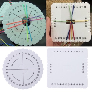 Khung đan vòng Kumihimo, dụng cụ đan vòng tay handmade