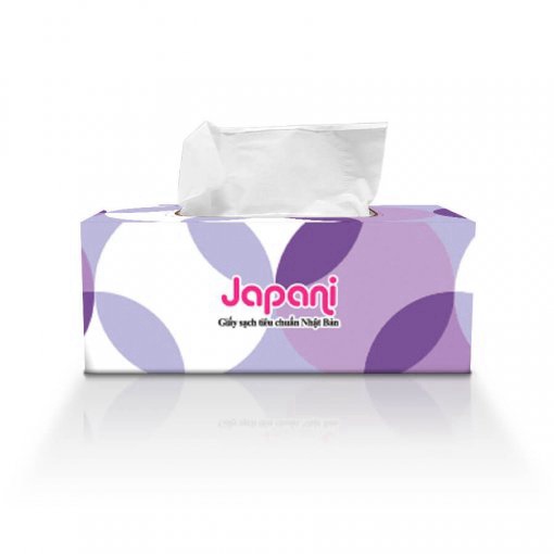 Hộp khăn giấy rút Japani JPS180 giấy lụa hai lớp - 1 hộp - 180 tờ