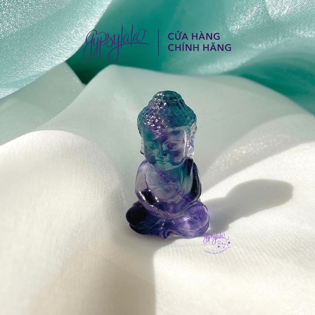 Mặt Phật Tổ Đá Fluorite Thiên Nhiên Phong Thuỷ SP004033 Gypsy.lala