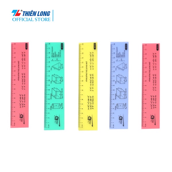 Combo 5 Thước dẻo PP Điểm 10 SR-023 ngẫu nhiên