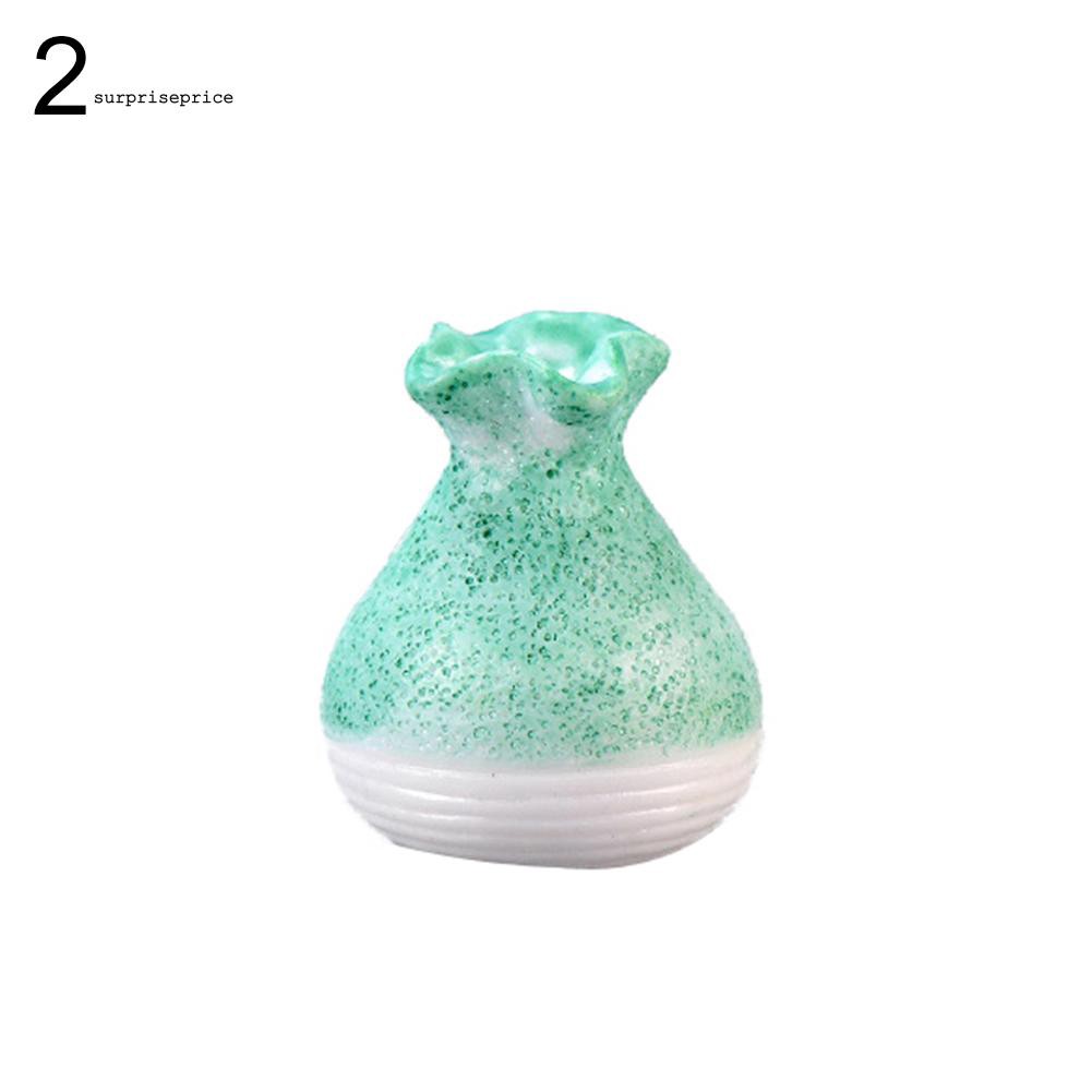 Bình hoa nhựa mini trang trí vườn cảnh thiết kế tiện dụng