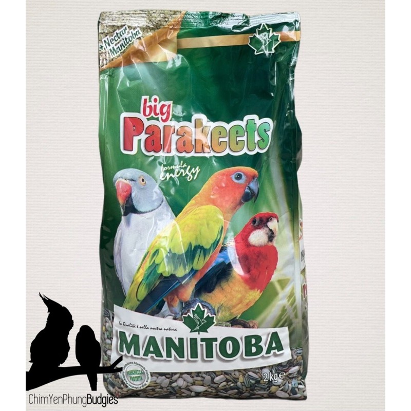 BIG PARAKEETS (gói 2KG nguyên seal) Thức ăn hỗn hợp cho vẹt Lovebird • SunConure • Cockatiel - xuất xứ: Ý 🇮🇹🇮🇹🇮🇹