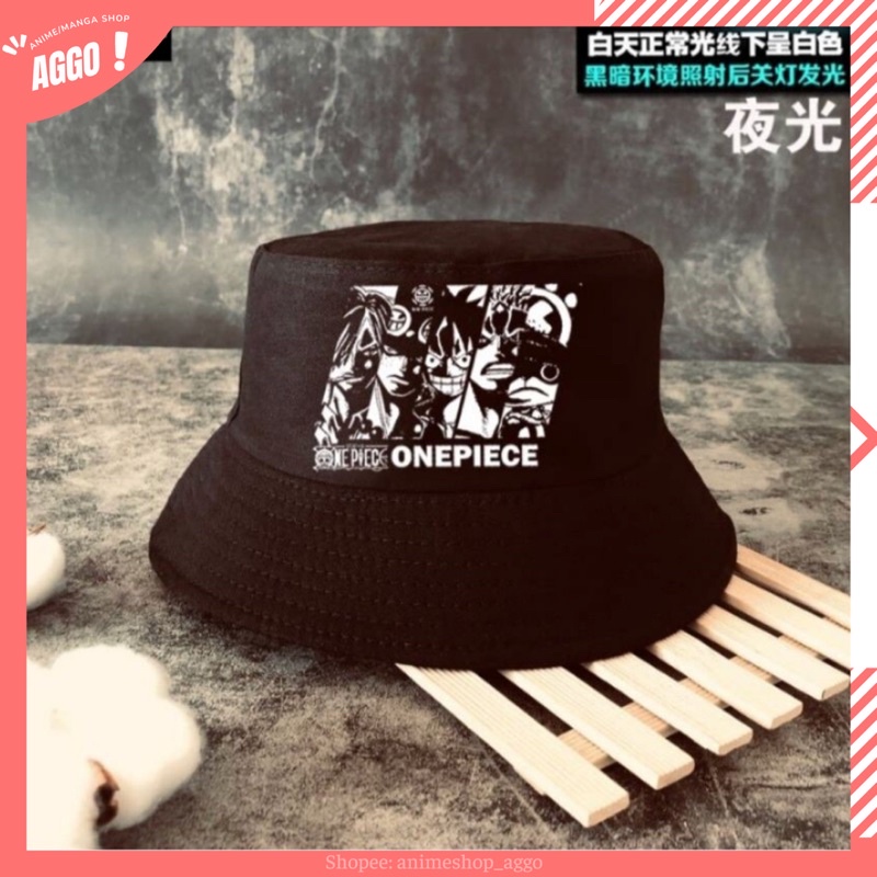Mũ Bucket, Mũ Vành Rộng One Piece Đảo Hải Tặc