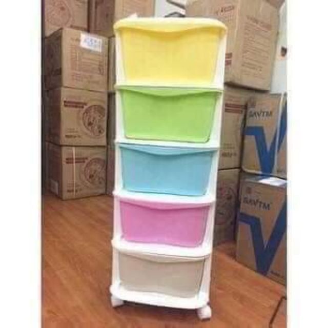 Tủ đa sắc 5 tầng