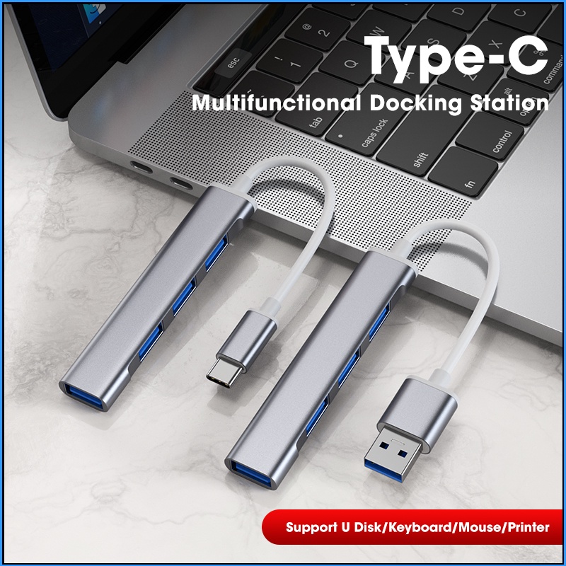 Bộ Chia 4 Cổng USB Type C USB 3.0 4 Cổng OTG Cho Lenovo HUAWEI Xiaomi Air M1