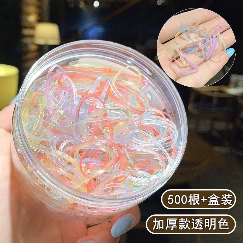 Thun cột tóc nữ Hàn Quốc dễ thương- Phụ kiện buộc tóc đẹp nhiều màu xanh, đỏ, tím, vàng, trắng, đen