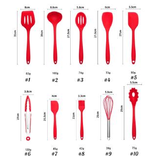 Silicone Kitchen Utensil Kitchen Tools Set Spatula Spoon Kitchen Accessories Cooking Baking Tools Kitchenware
