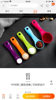 Thìa định lượng gram- ml