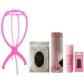 Bộ dụng cụ chăm sóc tóc giả ( 5 món ) [Set dưỡng wig ]