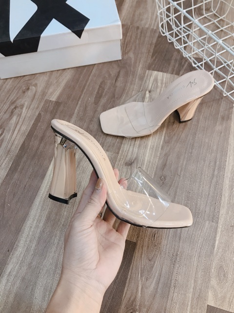 ❤️ HÀNG FULLBOX CÓ SẴN♥️ guốc mika gót vuông 9cm
