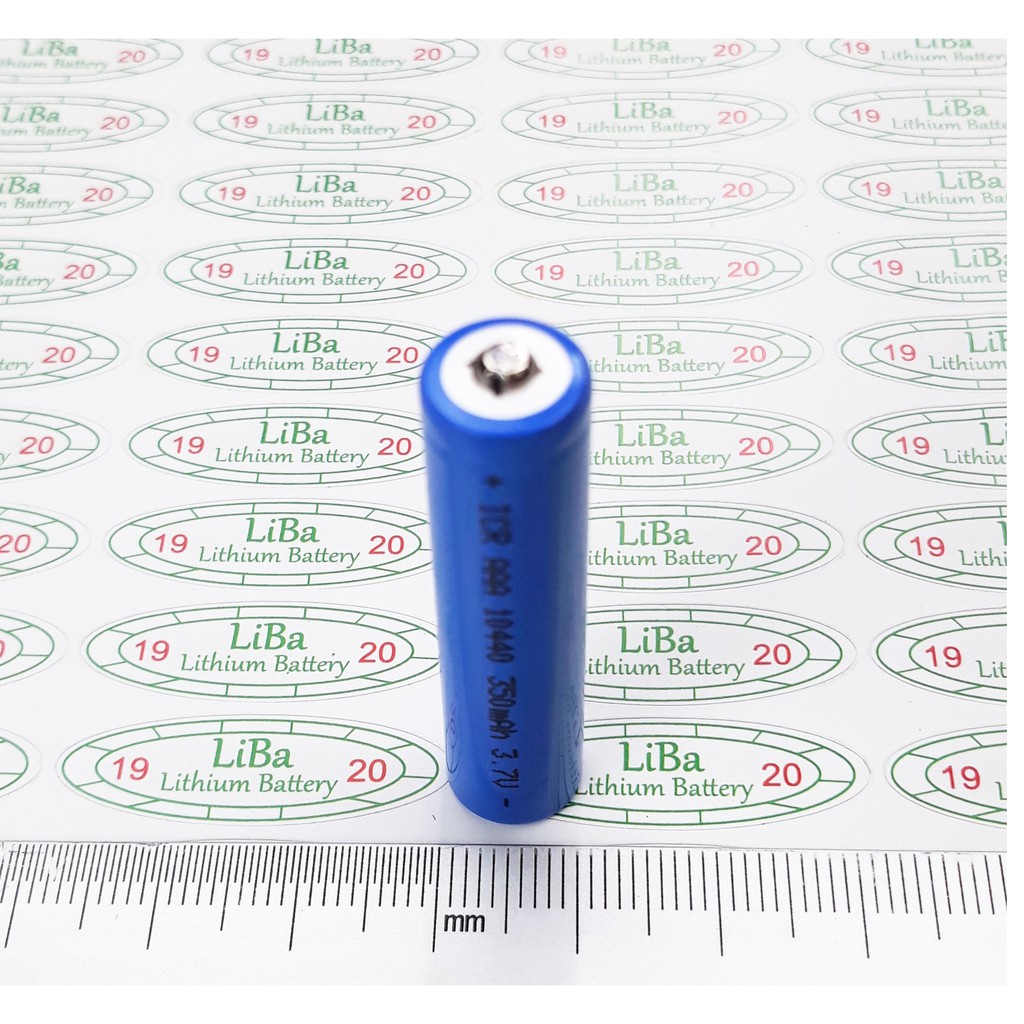 Pin AAA, Lithium ion 10440 3.7V 350mAh, thay thế pin tiểu AAA _ LiBa
