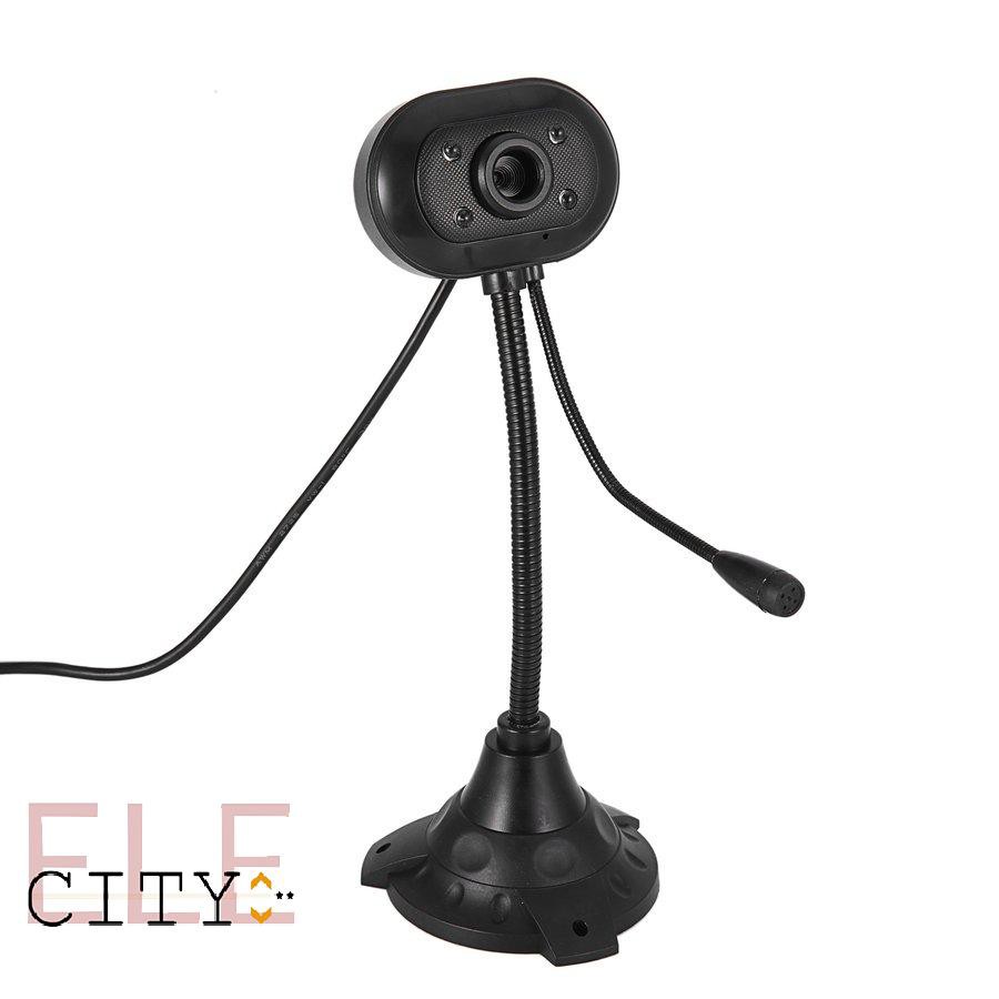 111ele}  Computer Camera Sensor Video Recording Web Camera with Mic Desktop   Laptop PC practical