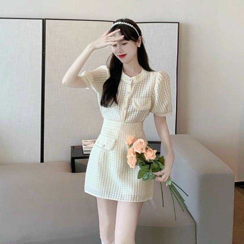 Sét Voan Tơ Nút Bọc Hàng QC