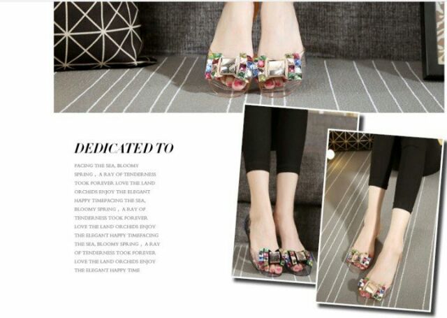 Giày nơ đá 7 màu | BigBuy360 - bigbuy360.vn