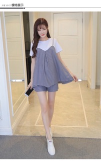 Bộ Kẻ Bầu Thời Trang
