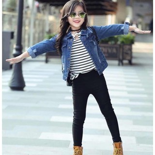 Quần dài kaki thun cho bé gái