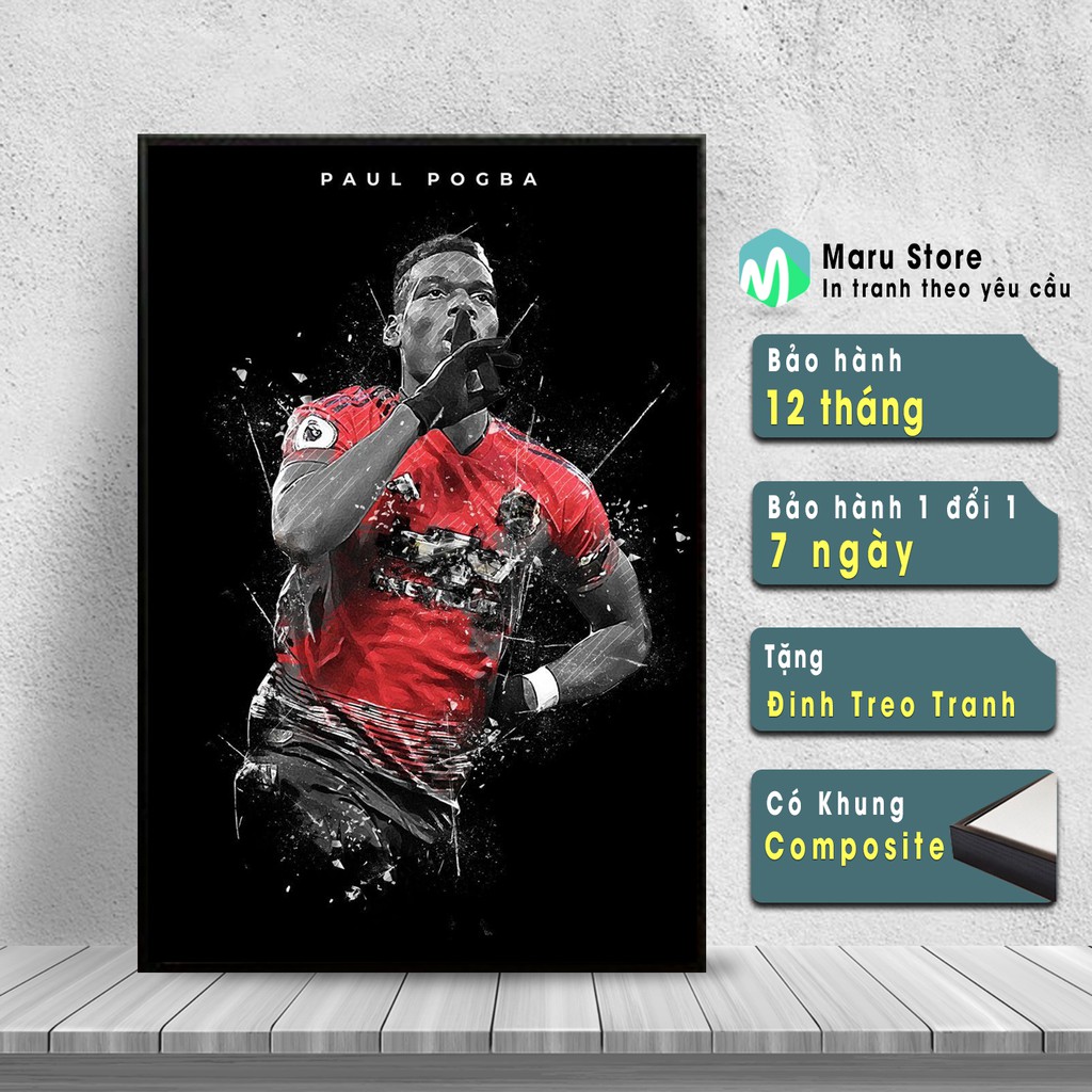 Tranh Pogba Treo Tường, Chuyên Trang Trí Ở Phòng Làm Việc Năng Động