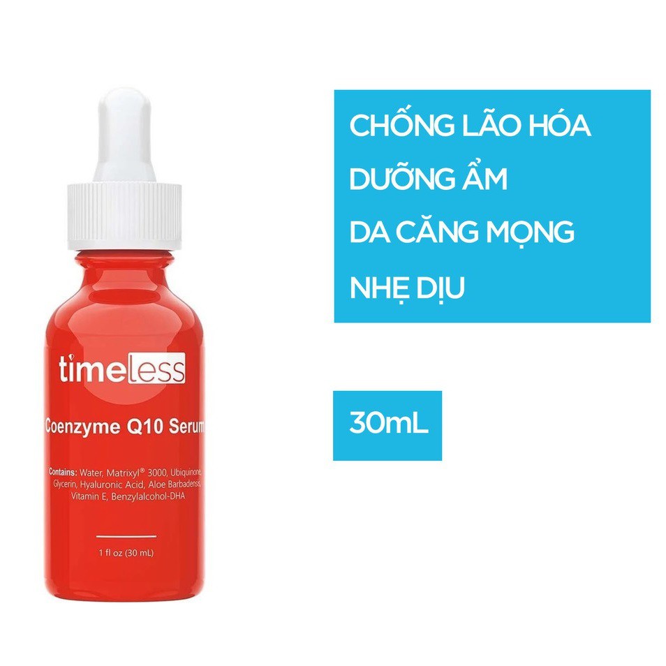 Tinh Chất Cấp Ẩm Sâu, Sáng Da, Chống Lão Hóa, Phục Hồi Da Timeless 30ml | BigBuy360 - bigbuy360.vn