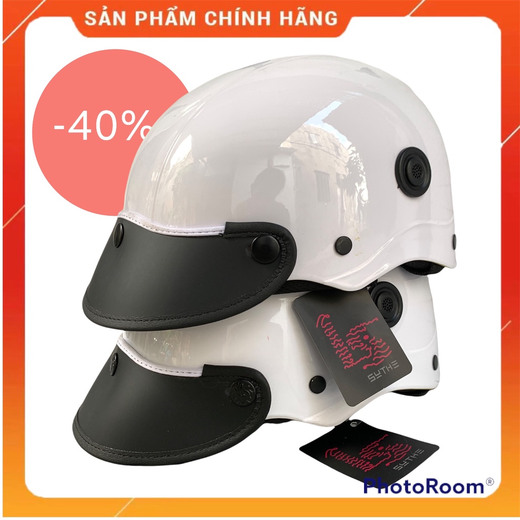 Mũ bảo hiểm nam nữ CHÍNH HÃNG cao cấp hai tầng gắn ốc GR5