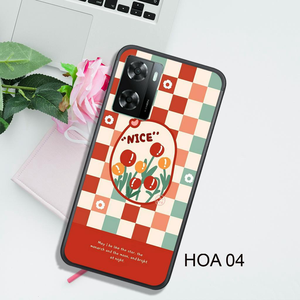Ốp Lưng  OPPO A57 5G - A57 4G (2022) - A36/A76 4G - Realme 9 - Realme 9i - Realme 9 Pro , In Hình HOA, Màu Sắc Bắt Mắt.