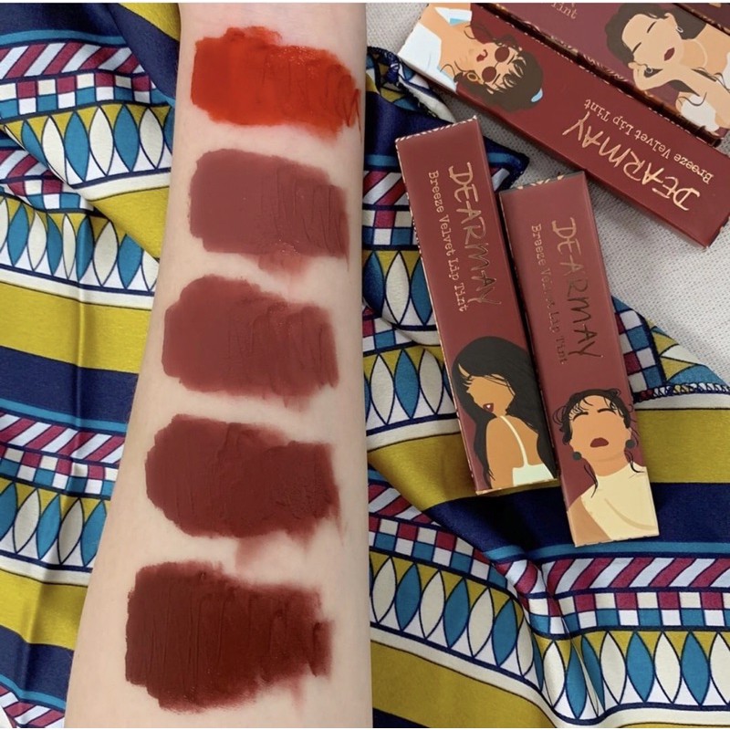 Son kem Lì DearMay Breeze Velvet lip Tint #05- WILD BERY