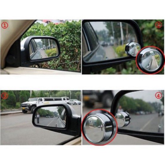 Gương Cầu Lồi - Gương Cầu Lồi Ô Tô Bo Tròn Không Viền, Gắn Kính Hậu Oto Xoay 360 Xóa Điểm Mù | BigBuy360 - bigbuy360.vn