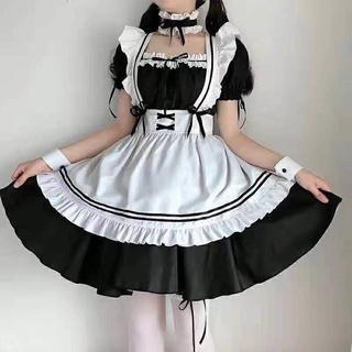 [Có sẵn] Váy Maid Full Phụ Kiện Kèm Vớ