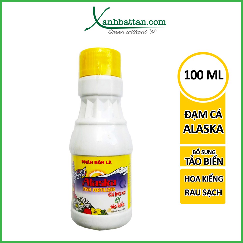 Đạm Cá Thủy Phân Alaska Nhập Khẩu Từ Mỹ Chai 100 Ml