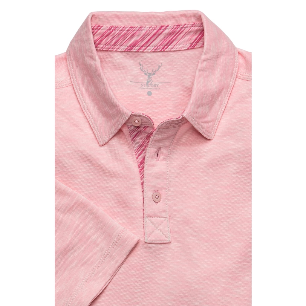 Áo polo nam cộc tay Age Of Wisdom Pink hàng xuất Mỹ - Châu Âu - Úc