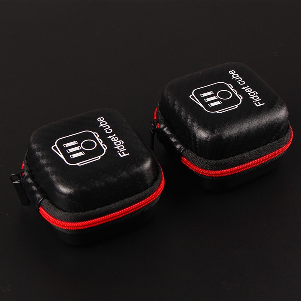 Unzip the Rubik's Cube Single Box Cute bag Black