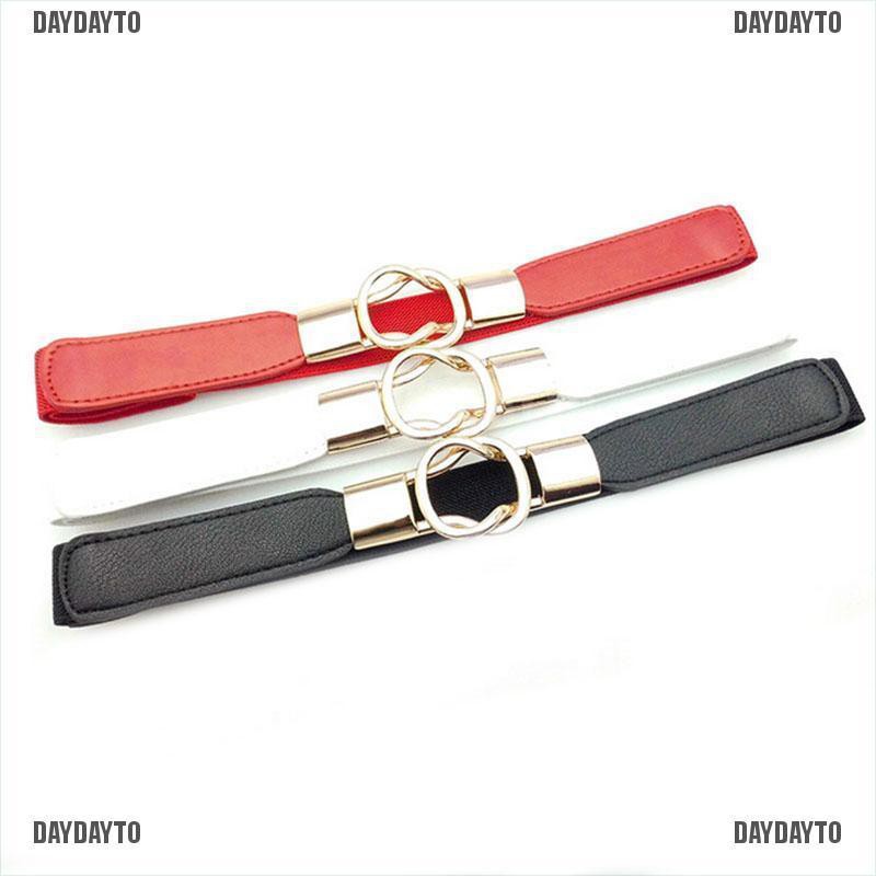 1 Thắt Lưng Da PU Bản Nhỏ Co Giãn Thời Trang Nữ