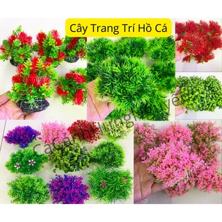 Cây giả trang trí hồ cá | Cây nhựa phụ kiện bể cá