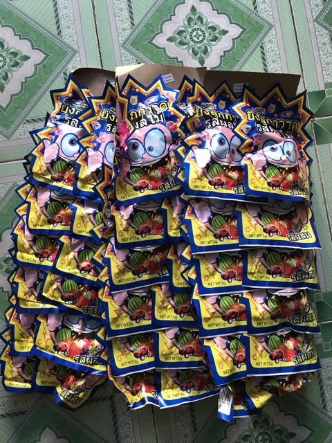 Combo 3 gói kẹo nổ tặng đồ chơi Thái Lan