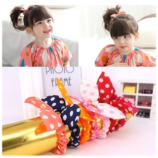 Dây buộc tóc, thun tóc tai thỏ siêu xinh