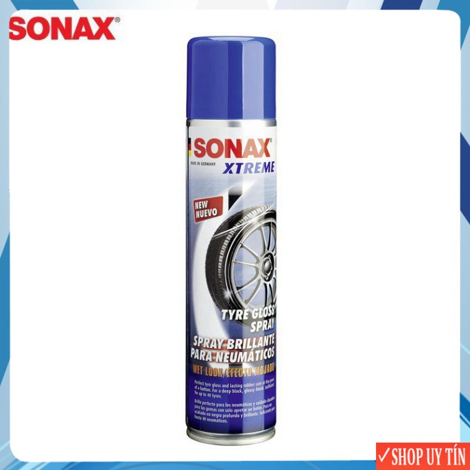 Sản Phẩm Chai xịt làm bóng và bảo dưỡng lốp xe ô tô thương hiệu cao cấp Sonax 235300 Dung tích 400 ml