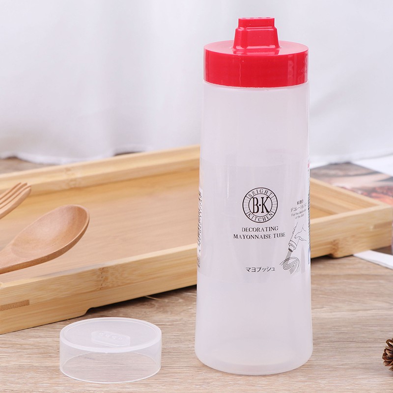 Chai nhựa 4 lỗ chuyên dụng cho đựng tương 300ml