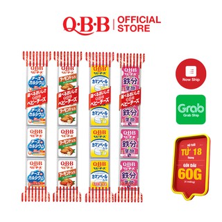 Phô Mai QBB Baby Cheese Cho Bé Từ 18 Tháng Tuổi Trở Lên Vị Truyền Thống Thanh 60g 4 Miếng